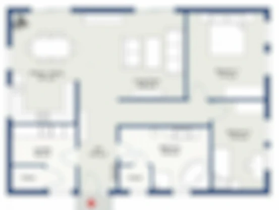 Rahul Downtown 2 BHK Floor Plan and Carpet Area Layout